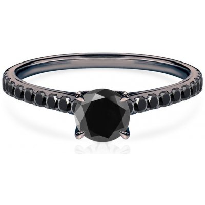 Savicki Zásnubní prsten Share Your Love černé zlato černé diamanty SYL P3 CZD CZD CZ – Zboží Mobilmania
