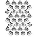 Optys Šablona vějíř art deco 15 x 20 cm – Zboží Dáma Optys Šablona vějíř art deco 15 x 20 cm – Zboží Dáma