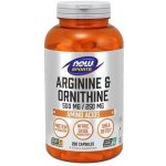 Now Foods Foods L-Arginin a L-Ornithin 250 kapslí – Hledejceny.cz