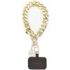 Přívěsky na mobil Guess Wrist Chain 4G Charm Strap Gold