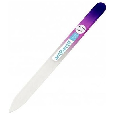 Blažek Antibakteriální skleněný pilník na nehty Antibactif fialový – Zboží Mobilmania