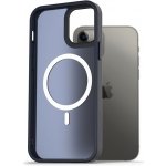 Pouzdro AlzaGuard Matte Case Compatible with MagSafe iPhone 12 / 12 Pro tmavě modré – Zboží Živě