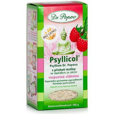 Biogena Psyllium s příchutí maliny 100 g