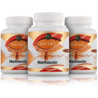 Golden Nature 2+1 Methionin+Vitamin B6 300 kapslí – Hledejceny.cz