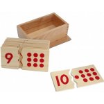Montessori puzzle Čísla a puntíky – Zboží Mobilmania