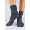 Dámské nadýchané ponožky SB037 šedá