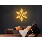 Fotověci Neonový Nápis Neon LED Sněhová Vločka Vánoční Hvězda Dekorace Vánoce Christmas Vyrábíme i na Míru – Hledejceny.cz