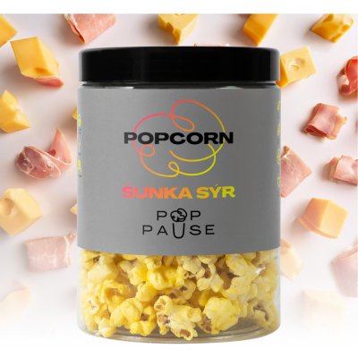 Pop Pause Popcorn Šunka & Sýr 1000 ml 50 g – Zbozi.Blesk.cz