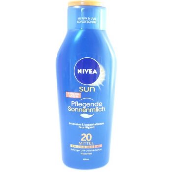 Nivea Sun Protect & Moisture hydratační mléko na opalování SPF20 400 ml