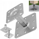 Domax PR 100/130 Stavitelná patka sloupku 100x130x100-150 mm M20 – Zboží Mobilmania