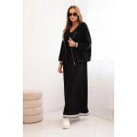 Kesi dámská souprava 00103 s viskózou a rozepínací mikinou černá – Sleviste.cz
