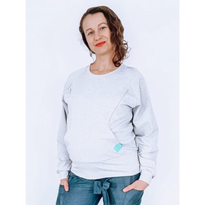 Geckoeco mikina kojicí Grey – Sleviste.cz