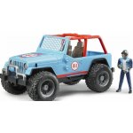 Bruder 2541 Jeep WRANGLER Cross Country modrý s figurkou jezdce – Zbozi.Blesk.cz