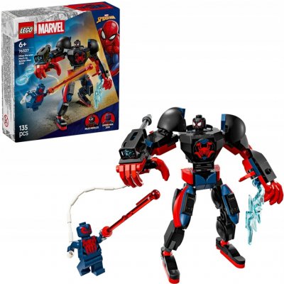 LEGO® Super Heroes 76337 Robot Milese Moralese vs. Spider-Man 2099 – Zboží Živě