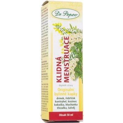 Dr. Popov Klidná menstruace 50 ml – Hledejceny.cz