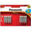 Baterie primární Panasonic PRO POWER AAA blistr 8 ks AAPA002