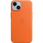 Apple Leather Case s MagSafe pro iPhone 14 - oranžový MPP83ZM/A – Hledejceny.cz