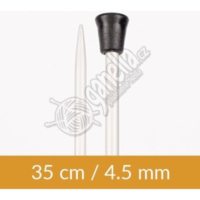 Pletací jehlice Drops rovné 04,5mm/35cm – Zboží Mobilmania