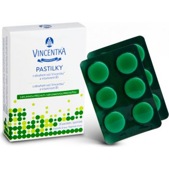 VINCENTKA PASTILKY BYLINKOVE 18X1200MG