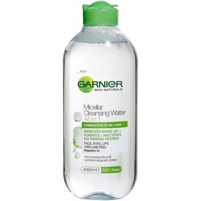 Garnier micelární voda pro smíšenou a citlivou pleť 3v1 (Micellar Watter) 400 ml