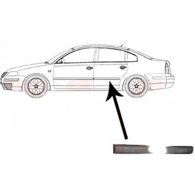 Levá zadní ochranná lišta dveří VW Passat B5 / 1996-2000 – Hledejceny.cz