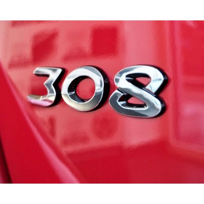 Peugeot Znak nalepovací "308" Peugeot 308 a 308 SW Umístění: víko kufru 308 SW – Zboží Mobilmania