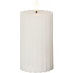 Star trading LED dekorační svíčka STRIPE V. 15cm bílá – Hledejceny.cz