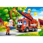 Castorland MAXI Hasiči při záchraně kočky 40 dílků – Zboží Dáma