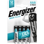 Energizer MAX PLUS AAA 4ks 7638900423051 – Zboží Mobilmania