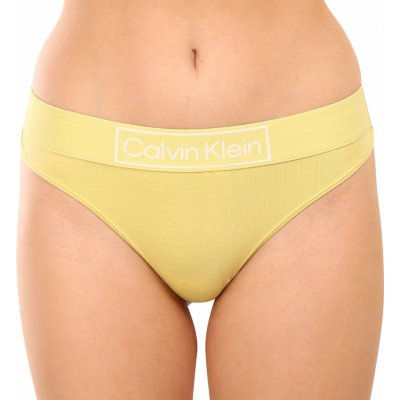 Calvin Klein Dámská tanga QF6774E9LD žlutá – Zboží Mobilmania