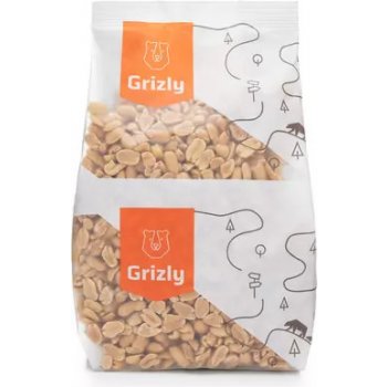 Grizly arašídy loupané pražené nesolené 1000 g