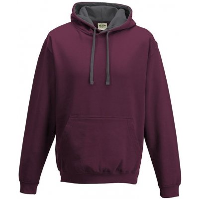 Puma Varsity Hoodie jh003-burgundycharcoalheather