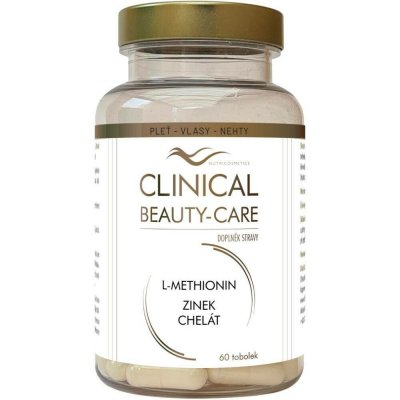 Clinical Beauty-Care L-Methionin + Zinek Chelát 60 tobolek – Hledejceny.cz