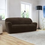 Nueva Textura strečový potah na sedačku - dvojkřeslo Niagara tabákový 140 - 180 cm – Sleviste.cz