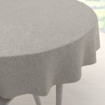 Biante kulatý ubrus BKT-552 Přírodní režná Ø 120 cm – Sleviste.cz