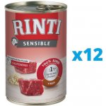 Rinti Sensible hovězí a rýže 12 x 400 g – Hledejceny.cz