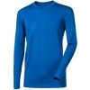 Pánské sportovní tričko Progress triko dlouhé pánské merino modrý melír