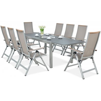 Focus Garden Zahradní set BRISBANE 8/250 Taupe – Zboží Dáma