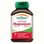 Jamieson Hořčík 500 mg s vitaminem D 500 IU 60 tablet – Hledejceny.cz