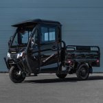 Leramotors Cargo G5 2000W COC - elektrická tříkolka Tuk Tuk, černá – Zboží Mobilmania