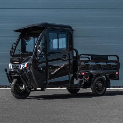 Leramotors Cargo G5 2000W COC - elektrická tříkolka Tuk Tuk, černá – Zboží Mobilmania