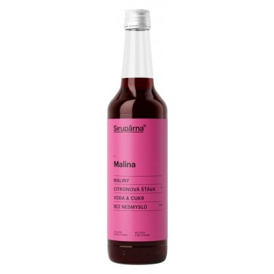 Sirupárna Domácí Malinový Sirup 0,5 l – Sleviste.cz
