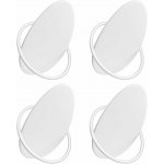 SONGMICS OVAL moderní bílý 4 ks – Hledejceny.cz