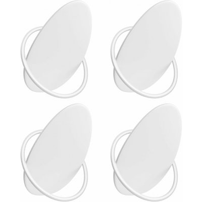 SONGMICS OVAL moderní bílý 4 ks – Hledejceny.cz