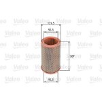 Vzduchový filtr VALEO 585629 – Hledejceny.cz