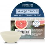 Yankee Candle vonný vosk White Spruce & Grapefruit Bílý smrk a grapefruit 22 g – Zbozi.Blesk.cz