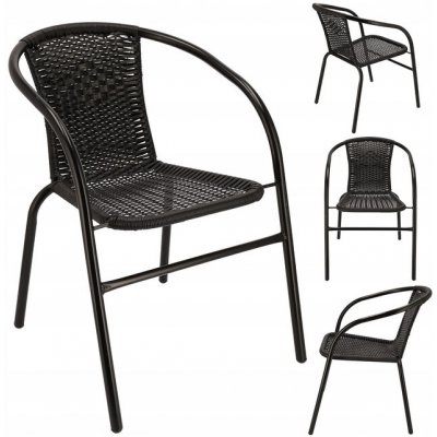 Pro-Tech shop Zahradní křeslo Bistro černé 41020 OM-291850 – Hledejceny.cz