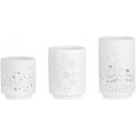 räder Porcelánový svícen Winter Motifs – set 3 ks, bílá barva, porcelán – Zboží Dáma