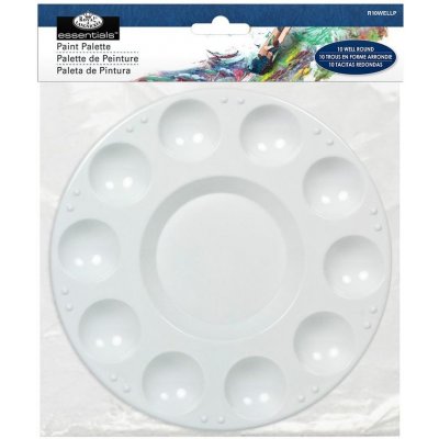 Malířská paleta kulatá na 10 barev – Sleviste.cz