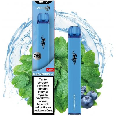 Venix X2 Blue Menthol-X 16 mg 900 potáhnutí – Sleviste.cz